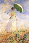 Study of Figure Outdoors Claude Monet